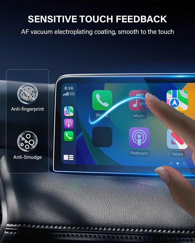 WEIPIN For Glossy Tempered Glass 2021 2022 2023 2024 2025 Mazda CX5& CX9 10.25 Inch Touchscreen Screen Protector - CX5& CX9 (2.5 S Carbon Edition/2.5 S Premium/2.5 S Carbon Turbo) Accessories - Image 4